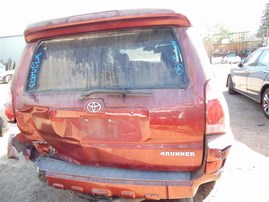 2005 Toyota 4Runner Limited Burgundy 4.7L AT 4WD #Z22973